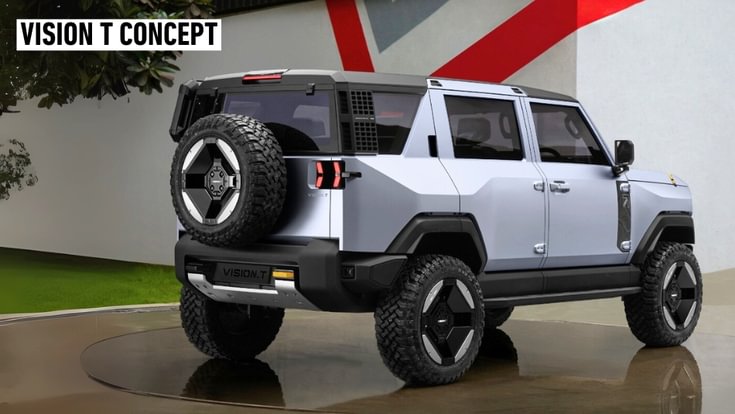 Mahindra Vision T rear quarter